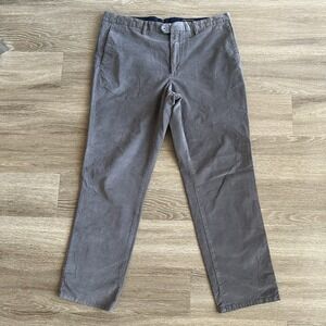 Banana Republic Straight Leg Corduroy Aiden Pants Brown Men's 36X32